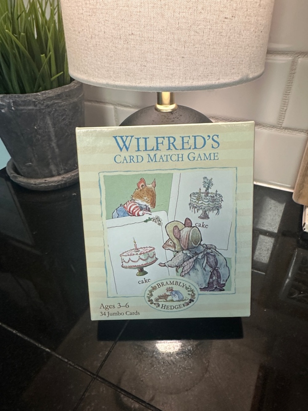 Wilfred's Card Match Game — Cream and Light Blue